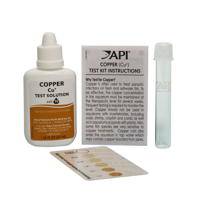 API Copper Test Kit, Aquarium Water Test Kit, 1-Count