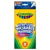 Crayola Ultra Clean Washable Fine Line Markers, Bold Colors, 8-count