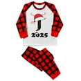 thumbnail image 3 of KHONTS Christmas Monogram J Printed Family Matching Pajamas Sets Long Sleeve and Pants Cozy Home Loungewear Holiday Sleepwear Men XL, 3 of 3