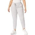 thumbnail image 2 of Danskin Women's Drawstring Waist Jogger Pant, Light Heathered Grey-03109, X-Large, 2 of 4
