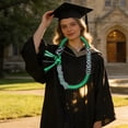 thumbnail image 6 of 2026 Graduation Ribbon Lei Necklace Class Of 2026 Grad Ribbon Money Lei Double Braided Graduation Lei Necklace Party Supplies 47.2in Multi Color, 6 of 6