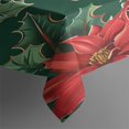 thumbnail image 3 of Rectangle Table Cover Floral Flower Merry Christmas Table Cloth,Decorative Oil-Proof Table Covers for Picnic Party Halloween Fall Thanksgiving Christmas, 3 of 5