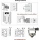 thumbnail image 4 of Brillar Juego de 8 bisagras para muebles Bisagras de cubierta completa de 110 grados con amortiguador incorporado Bisagra con mecanismo de cierre automático para gabinetes de puertas de coci, 4 of 5