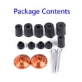 thumbnail image 6 of Motorcycle 1 Pair Handlebar End Plugs Rod Handle Riding Bicycle Cycling Parts, 6 of 9