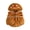Brown Gingerbread Man, variant on RUINIXCW Newborn Baby Christmas Costume Infant Baby Girl Boy Christmas Outfit Fall Winter Fleece Romper Sleeveless Hooded Zipper Xmas Cosplay Clothes