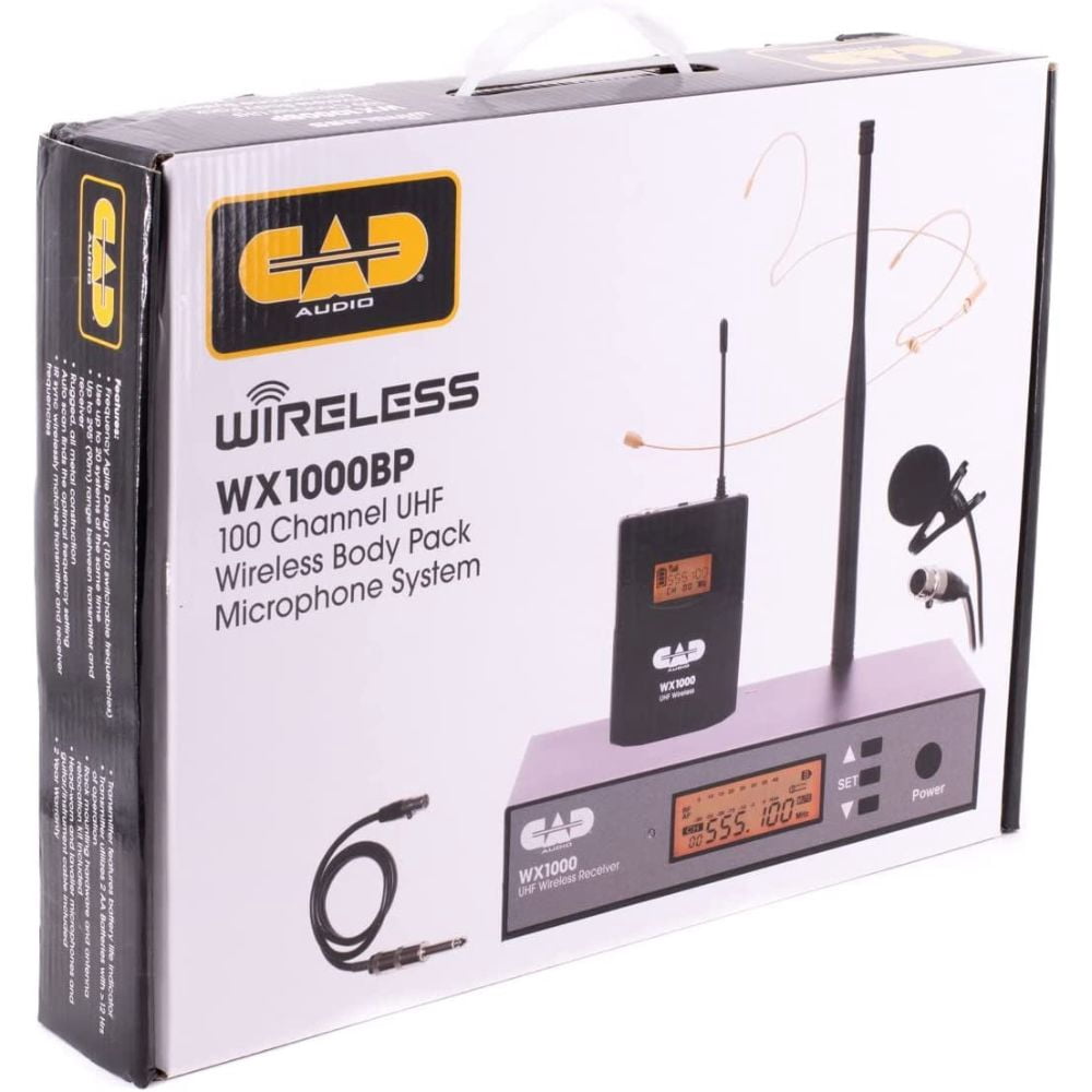 CAD Audio WX1000BP UHF Wireless Body Pack Microphone System