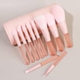thumbnail image 1 of Nvzi Juego de 10 brochas de maquillaje, base, polvos, correctores, sombras de ojos, rubor, brochas de maquillaje con cubo de almacenamiento rosa, 1 of 4