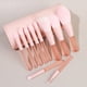 thumbnail image 1 of Nvzi Juego de 10 brochas de maquillaje, base, polvos, correctores, sombras de ojos, rubor, brochas de maquillaje con cubo de almacenamiento rosa, 1 of 4