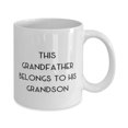 thumbnail image 2 of Best Grandfather 15oz Mug, This Grandfather Belongs To His Grandson, Present For Grandpa, Surprise Gifts From Grandson, Coffee mug, Tea mug, Travel mug, Ceramic mug, Insulated mug, Funny mug,, 2 of 2