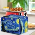 thumbnail image 3 of TSOVTHRID Starry Night Print 2 Slice Toaster Cover with Drawstring Easy to Use, Dust Protection Bread Maker Covers Toaster Oven Cloth Protector, 3 of 8