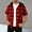 Red#1, variant on Titcea Mens Plaid Button Down Shirt, Short Sleeve Flannel Snap Button Drawstring Hoodie Shirts, Lightweight Soft Summer Vacation Shirts