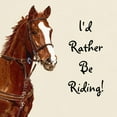 thumbnail image 3 of CafePress - Id Rather Be Riding! Horse Light T Shirt - Men's Classic Graphic T-Shirt, 3 of 4