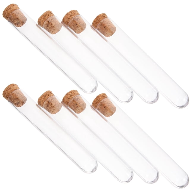 BESTYASH 30 Pcs Tubes Transparents avec Bouchon pour Récompenses de Mariage Rangement en Plastique Design Compact