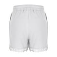 thumbnail image 5 of Byworldtasic Womens Shorts Womens Y2K High Waisted Linen Dressy Casual Pleated Wide Leg Summer Shorts with Elastic Waist, 5 of 7