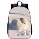 thumbnail image 1 of Arctic Fox-mochila escolar para niños y niñas, bolsa para portátil de viaje con estampado 3D, 17 pulgadas, regalo de temporada escolar, 1 of 4