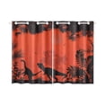 thumbnail image 2 of CADecor Dinosaur Pattern Print Window Treatment Panel Curtains Window Curtain Kitchen Curtain,Two Piece 26x39 Inches, 2 of 4