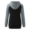 thumbnail image 5 of Ketyyh-chn99 Maternity Sweatshirt Pregnant Women's Autumn And Winter Casual Round Neck Solid Color Long Sleeved Sweater Knitted Ribbed Pregnant Women's Top for 2XL,Grey, 5 of 5