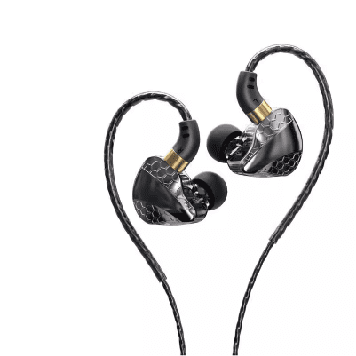 VR MAX Earphones,Basics In Ear Wired Headphones, Earbuds with Microphone No Wireless Technology, Black