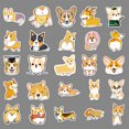 thumbnail image 5 of Lindas pegatinas de perro Corgi naranja,50PCS pegatinas de Corgi impermeables botellas de agua,Aes, 5 of 5