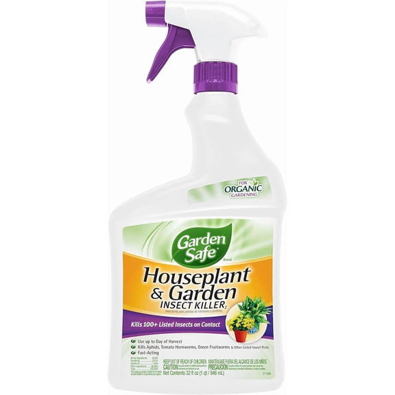 PURELY- Garden Safe 32 Oz. Houseplant And Garden Insect Killer Ready-To-Use