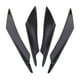 thumbnail image 1 of 4 piezas negro Universal coche parachoques delantero labio divisor cuerpo Spoiler de reacondicionamiento Zulema Spoiler delantero universal, 1 of 8