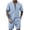 Mens Two Piece Sets - Blue, variant on Maqroz Mens 2 Piece Outfits Short Sleeve Button Down Top & Shorts Hollow Out Breathable Knit Set Fashion Casual Textured Summer Streetwear