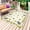 Yellow White, variant on Sunflowers Bee Outdoor Rug for Patio/Deck/Porch, Non-Slip Large Area Rug 5 x 7 Ft, Summer Watercolor Farmhouse Country Floral Indoor Outdoor Rugs Washable Area Rugs, Camping Rug Carpet Runner