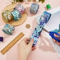 thumbnail image 3 of 6 Rolls Patterned Polyester Webbing Belt 1.49inch Vintage Jacquard Ribbon Trim Colorful Webbing Straps Boho Persian Tape for Seatbelt Bags Backpacks Handles Luggage 2yards/roll for DIY, 3 of 6