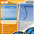 Volleyball Net Outdoor,Heavy Duty Beach Volleyball Net for Backyard, 32