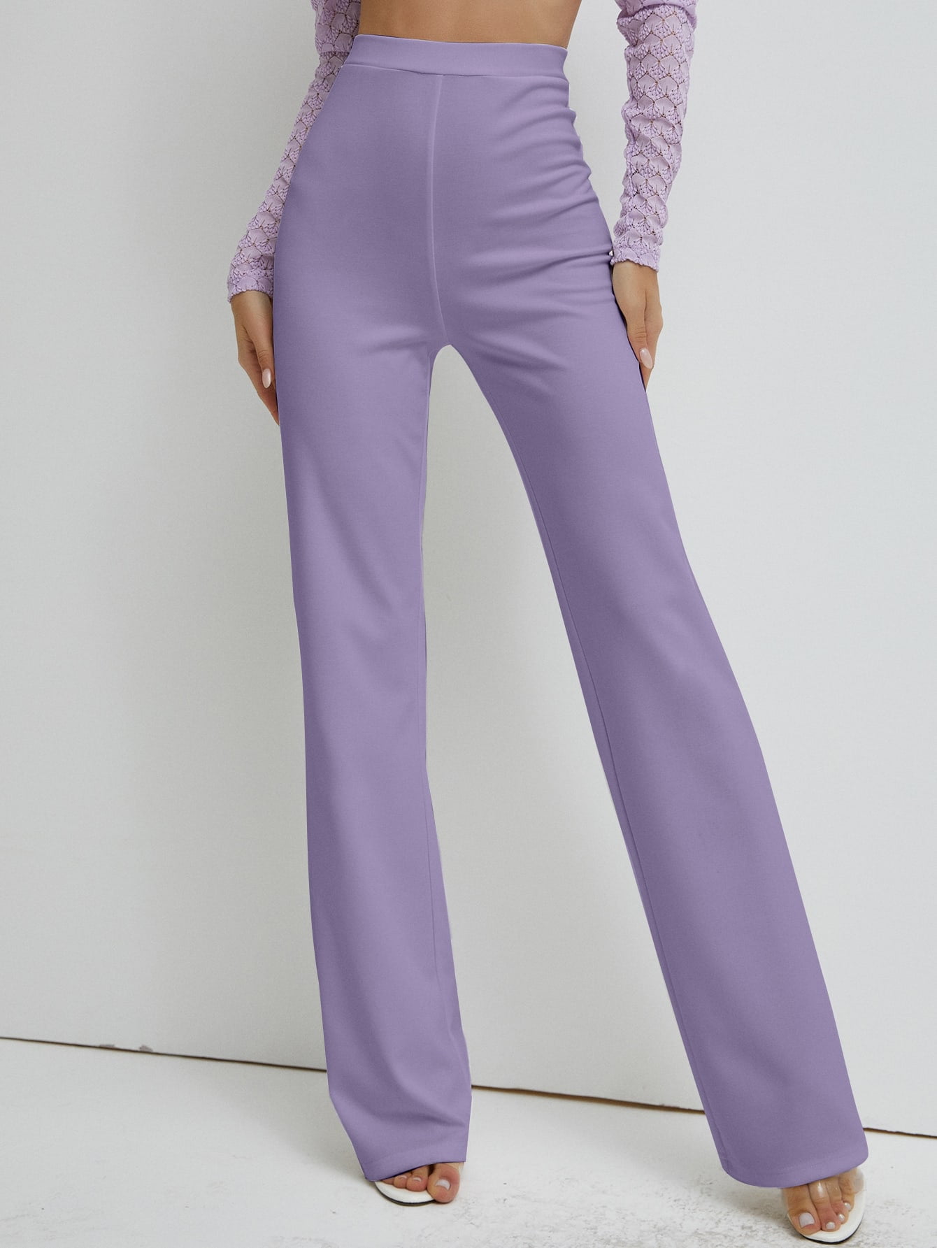 Women's SBetro High Waist Straight Leg 