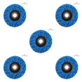 thumbnail image 2 of QualitChoice Sanding Wheel Polishing Paint Rust Grinding Inner Hole Tools for Angle Grinder Wood Metal Buffing Car Accessories #100 blue 5Set, 2 of 6