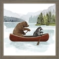 thumbnail image 2 of Great Art Now Canoe Trip by Victoria Barnes, 2 Piece Framed Art Set Each 13"W x 13"H, 2 of 3
