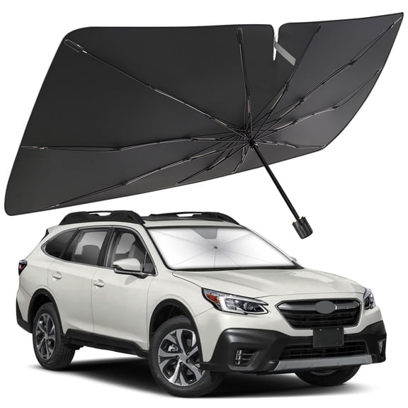 Windshield Sun Shade Umbrella for Subaru Outback 2015-2025, Foldable Car Umbrella Sunshade with UV Block Front Window Cover (Heat & Sun Protection)