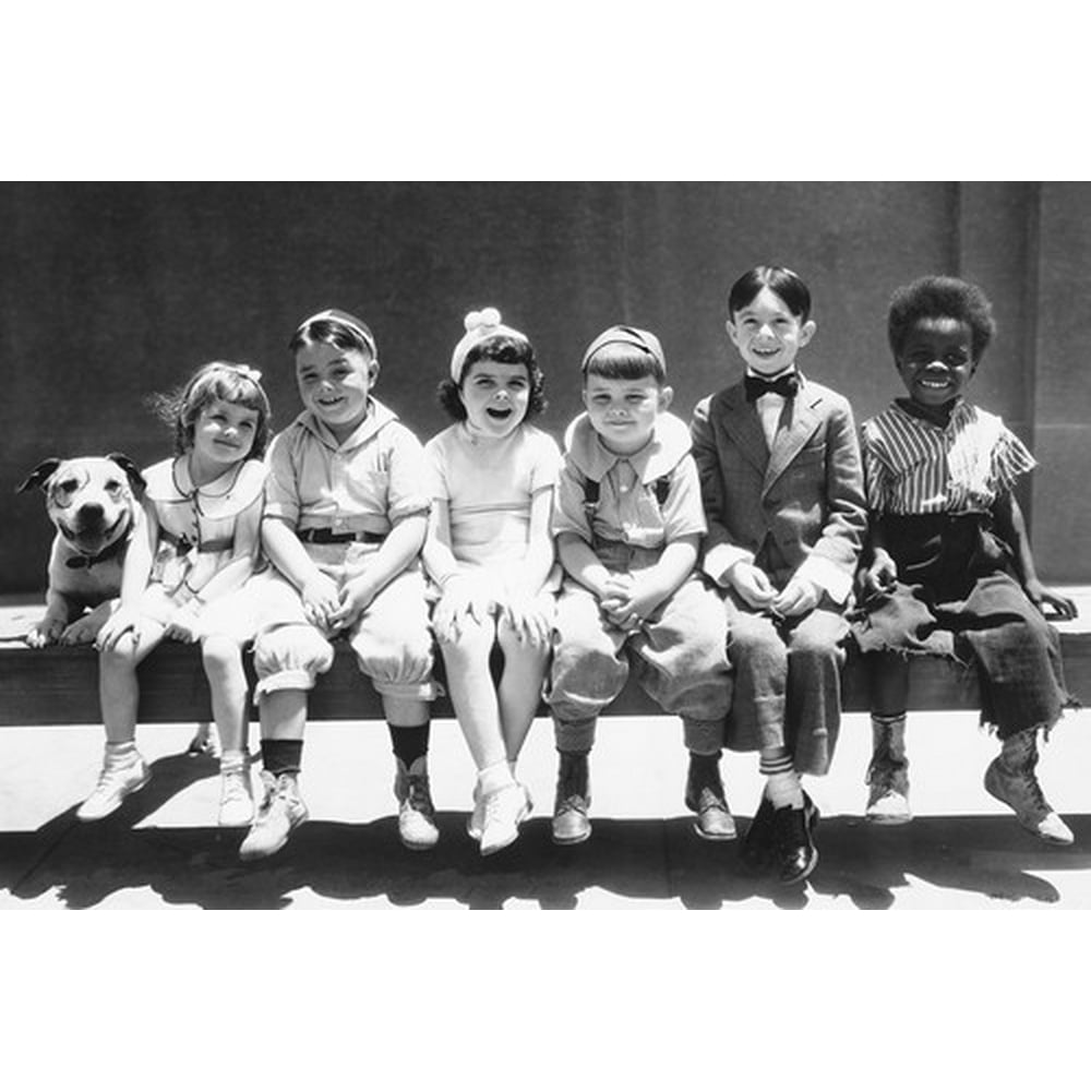 Our Gang 24X36 Poster Little Rascals Spanky,Alfalfa,Buckwheat,Darla