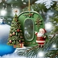 thumbnail image 5 of Tyidzon 26 Alphabet Christmas Ornaments, Christmas Tree Decorations, Christmas Santa Claus Christmas Tree Alphabet Ornaments O, 5 of 5