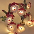 thumbnail image 4 of kurtrusly Strip Light Christmas Themed LED String Lamp Battery Powered Party Banquet Lighting Decor, Santa, 1.65 Meters, 10 Lights, 4 of 7