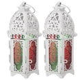 thumbnail image 2 of Candlestick Ornaments,2Pcs Vintage Castle Candle Wedding Decoration Candlestick Candlestick Multi-Functional, 2 of 14