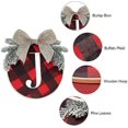 thumbnail image 2 of Christmas Decorations - Plaid Wreath For Holiday Decor, 2 of 3