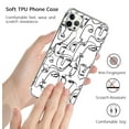 thumbnail image 2 of Line Art Case Compatible with iPhone 12 Pro Max,Unique Art Design TPU Bumper Cover Case, 2 of 6