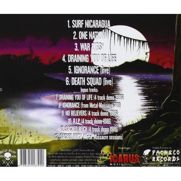 Sacred Reich - Surf Nicaragua - CD - Walmart.com