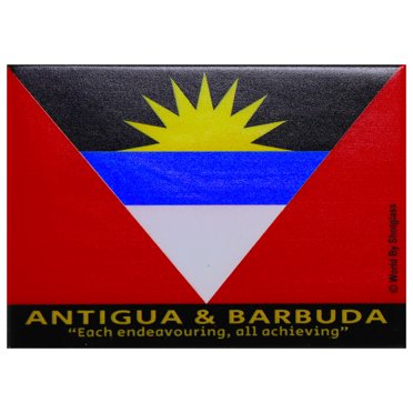 Barbados - Flag - Resin fridge magnet