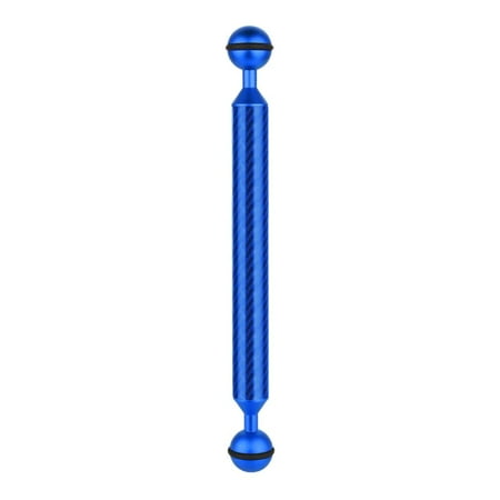Double Ball Head 20.8mm 9 Buoyancy Arm for Underwater Diving Photograp Blue