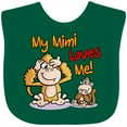 thumbnail image 3 of Inktastic My Mimi Loves Me Monkey Boys or Girls Baby Bib, 3 of 4