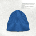thumbnail image 3 of winter knitted hat men and women couple thickened warm wool hat closed toe cold hat casual flanging pullover hat, 3 of 6