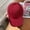 Solid Baseball Hat - Wine Red, variant on Korean Version Versatile Pink Baseball Cap For Women With Large Head, Small Face, Deep Top, Wide Brim, Duck Tongue Hat, Enlarged And Deepened Trend