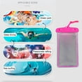 thumbnail image 6 of CxhicLuv Transparent Phone Waterproof Pouch, 8.9×4.3 Inch, IPX8, Fluorescent, Touch-Friendly, Ideal for Swimming, Rafting, PVC & Sealable, Suitable for Phone Users, Water Sports Enthusiasts, Pink, 6 of 6
