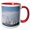 Red/White, variant on 3drose, Usa, Massachusetts, Cape Ann, Gloucester. Schooner Festival, 11oz Mug