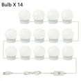 thumbnail image 1 of Makeup Mirror Light LED Vanity Light USB LED Stepless Dimmable Wall Lamp LED Dressing Table Mirror Bulb 2 6 10 14PCS ,Widely Use, 1 of 6