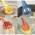 thumbnail image 5 of 3 piezas de agitador de huevos con función de pinza para ensalada, licuadora manual con clip para pan, clip de pan de plástico de mano, herramienta de cocina, mezclador de ensalada, huevos,, 5 of 5