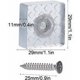 thumbnail image 2 of Almohadillas de goma antideslizantes, almohadillas de protección para patas de muebles de forma cuadrada para sillas, sofás, almohadillas cuadradas para sillas para reducir el ruido (30, 2 of 5